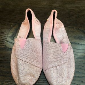 Chatties girls slip on shoes 11/12 pink sparkle